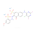 7-[（5-氯-2,6-二氟嘧啶-4-基）氨基]-4-羥基-3-[（4-甲氧基-2-磺酸苯基）偶氮]萘-2-磺酸二鈉
