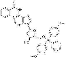 N6-苯甲醯基-5\x27-O-（4,4\x27-二甲氧基三苯基）-2\x27-脫氧腺苷