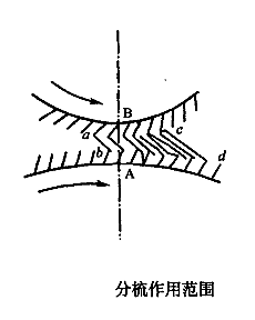 分梳作用範圍