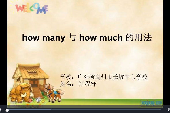 how many 與 how much 的用法