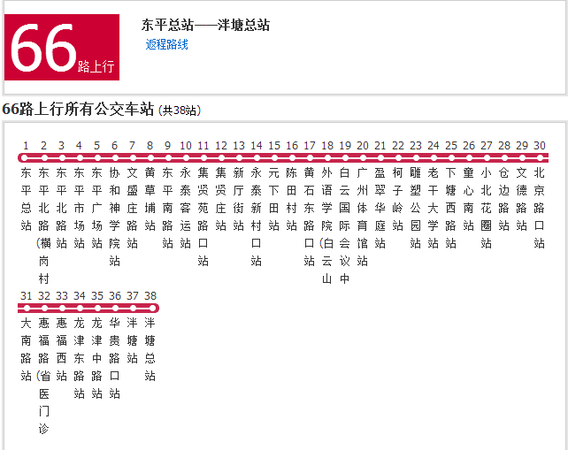 廣州公交66路