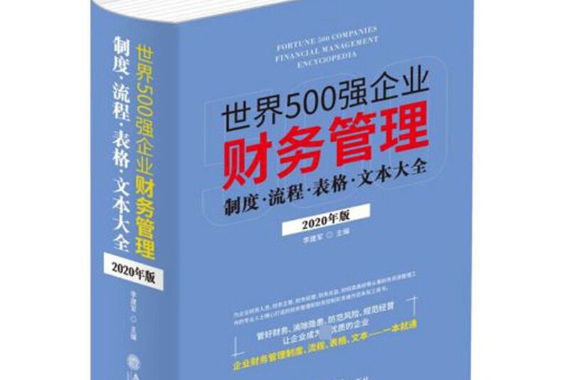 世界500強企業財務管理制度流程表格文本大全