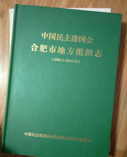 中國民主建國會合肥市地方組織志