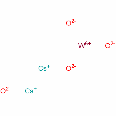 鎢酸銫分子結構圖