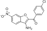 3-氨基-2-（4-氯苯醯）-6-硝基苯並呋喃