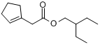 1-環戊烯-1基-乙酸-2-乙基丁酯