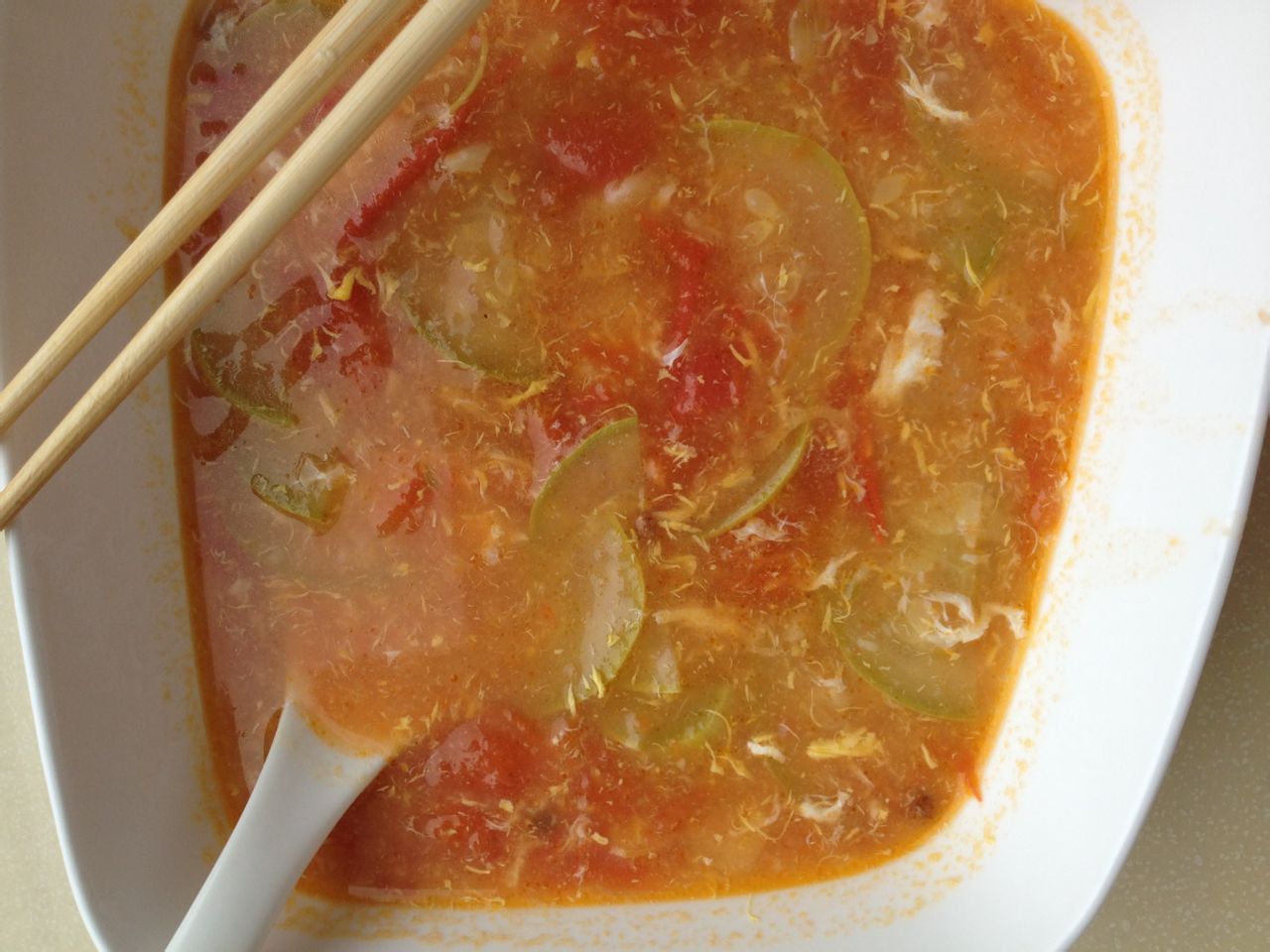 番茄西葫蘆疙瘩湯
