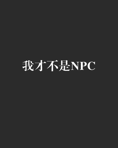 我才不是NPC