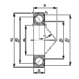 FAG 7208-B-2RS-TVP軸承