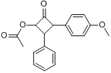 3-（4-甲氧基苯基）-2-氧代-4-苯基環丁基乙酸酯