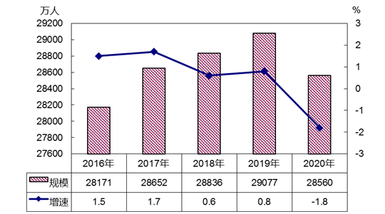 2020年農民工監測調查報告