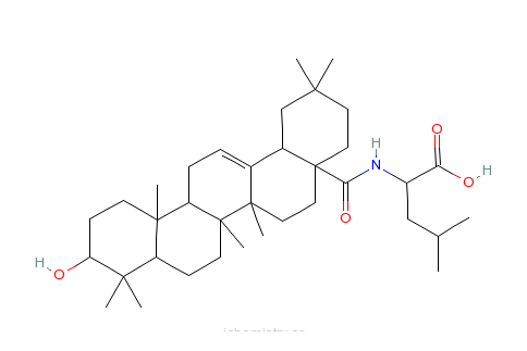 N-[(3beta)-3-羥基-28-氧代齊墩果-12-烯-28-基]-L-亮氨酸