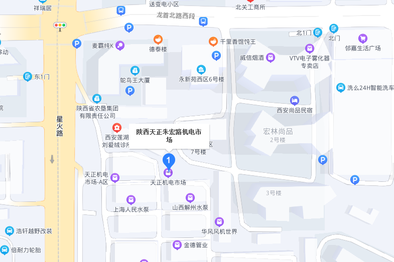 西安朱宏路機電市場