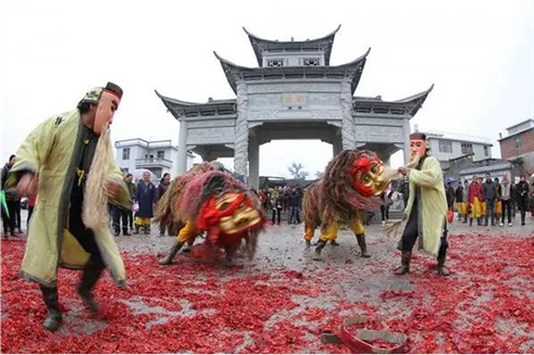 宜豐牌樓神獅舞