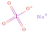 高碘酸鈉 分子結構