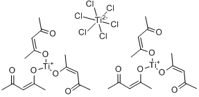 雙[三（乙醯丙酮化）鈦(IV)]六氯鈦酸(IV)鹽