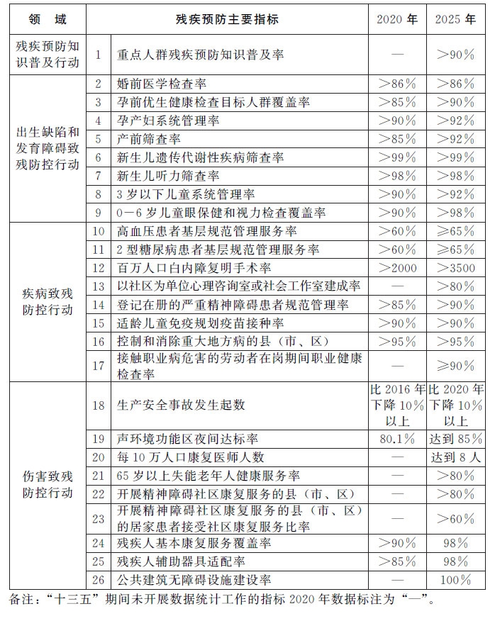 濟南市殘疾預防行動計畫（2022-2025年）