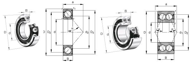 SKF 7004ACD/DB 軸承