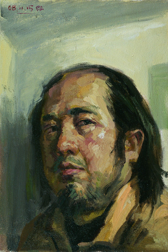 024 自畫像  40 x 60cm 2008年