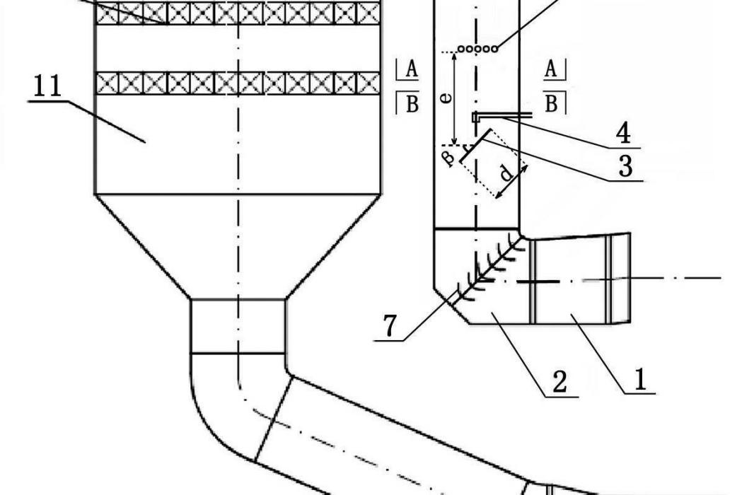 煙氣脫硝系統的噴氨與渦流混合裝置及方法