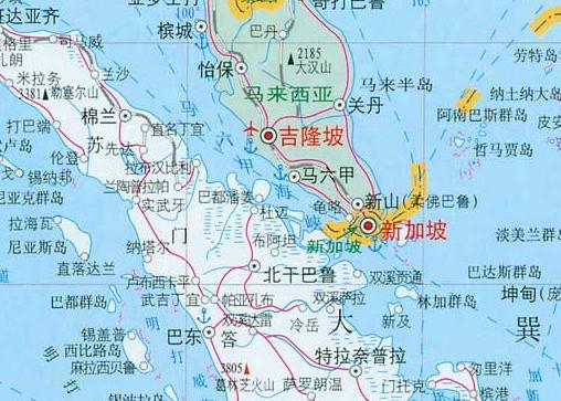 馬六甲海峽地理位置