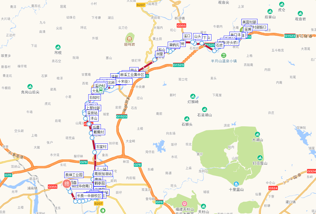 漳州公交長泰6路