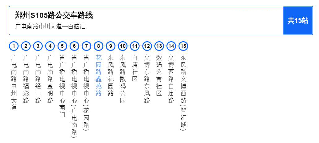 鄭州公交S105路