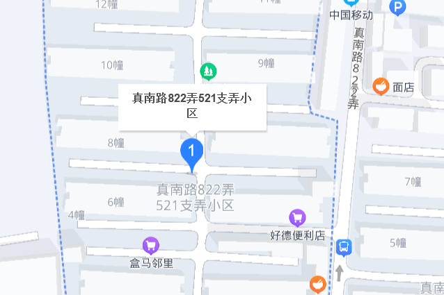 真南路822弄521支弄