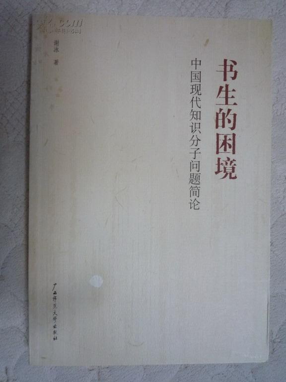 書生的困境：中國現代知識分子問題簡論