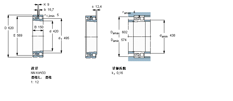 SKF NN3084K/SPW33軸承