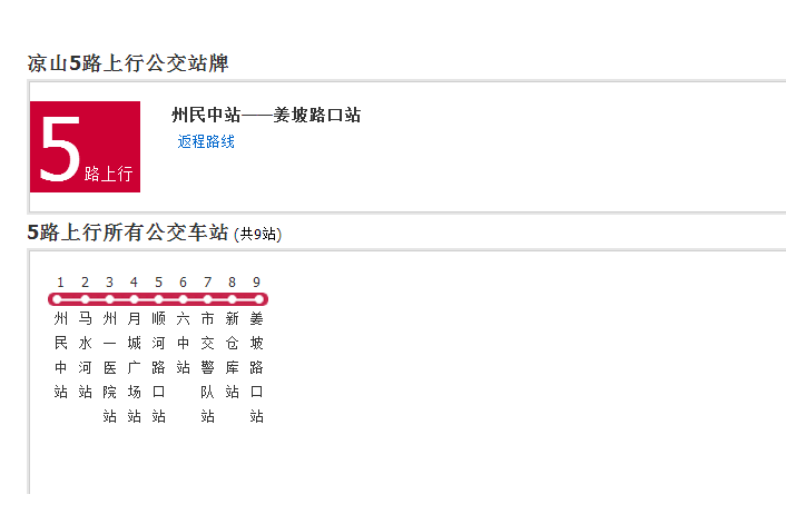 涼山公交5路