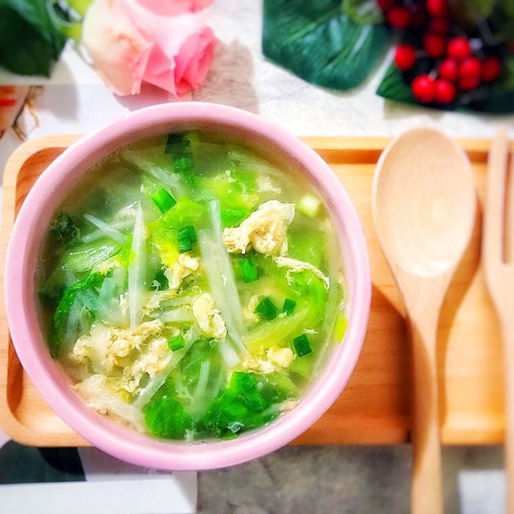 瘦肉生菜雞蛋湯