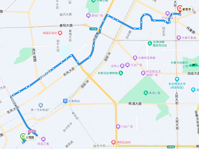 長春公交Z261路