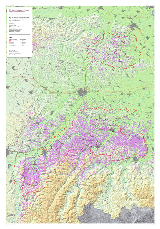 皮埃蒙特的葡萄園景觀保護範圍