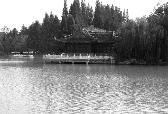 邢台縣古八景之“柳溪春漲”（柳溪亭在城北二里許）