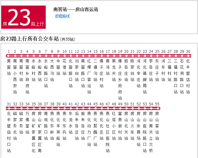 北京公交F23路