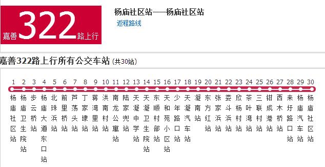 嘉興公交嘉善322路