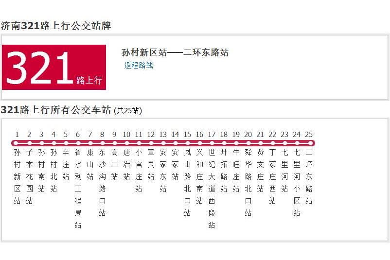 濟南公交321路