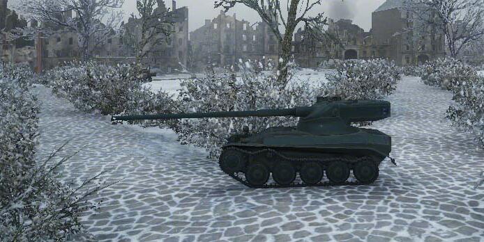 遊戲中的AMX 13 57輕型坦克