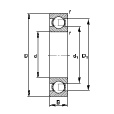 FAG GE75-KRR-B-FA164軸承