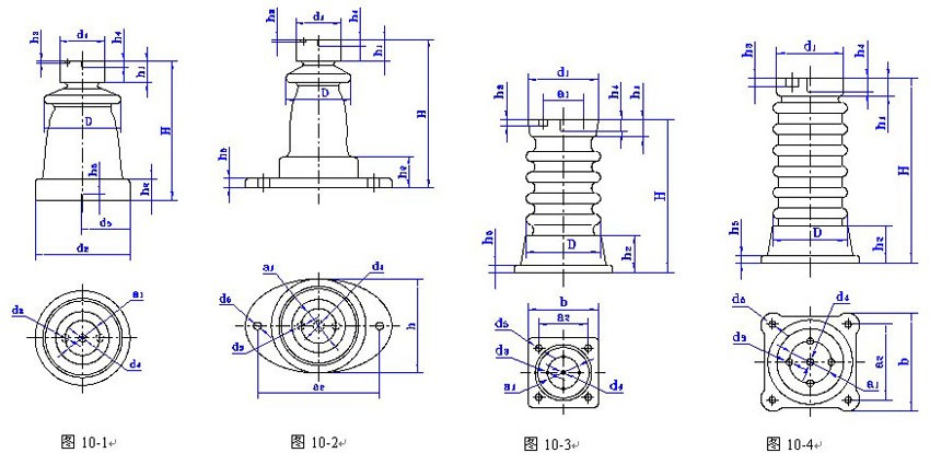 ZA-10T戶內內膠裝支柱絕緣子