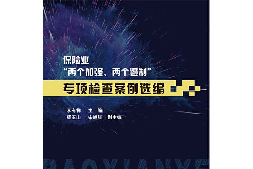 保險業“兩個加強、兩個遏制”專項檢查案例選編