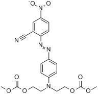 7-[4-[（2-氰基-4-硝苯基）偶氮]苯基]-3-氧代-2,4,10-三氧雜-7-氮雜十一烷-11-酸甲酯