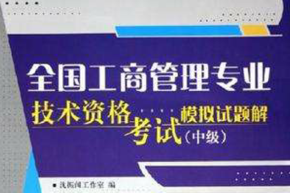 全國工商管理專業技術資格考試模擬試題解（中級）