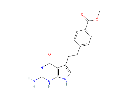 4-[2-（2-氨基-4,7-二氫-4-氧-1H-吡咯[2,3-d]嘧啶-5-基）乙基]苯甲酸甲酯