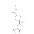 4-（4-氯-3-三氟甲基苯基）-4-羥基哌啶-1-甲酸乙酯