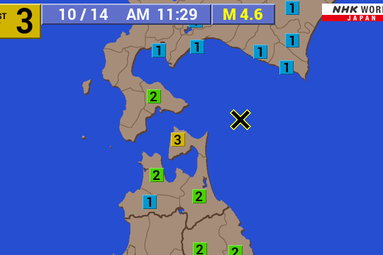 10·14日本青森地震