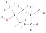 2-甲基-2,4-戊二醇分子結構