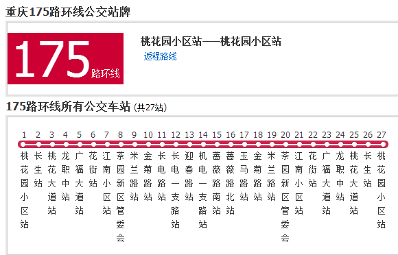 重慶公交175路環線