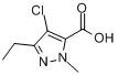 4-氯-3-乙基-1-甲基吡唑-5-甲酸